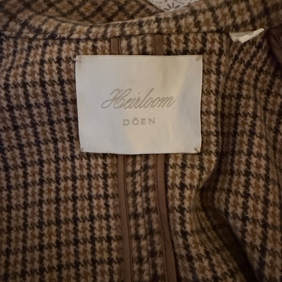 doen carmel heirloom wool/cashmere blend coat - small - Picture 2 of 7